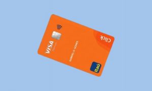 cartão Itaú Múltiplo Visa Click é crédito ou débito
